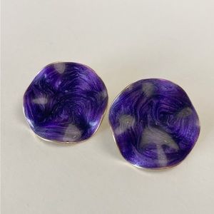 Vintage Avon Enamel Earrings